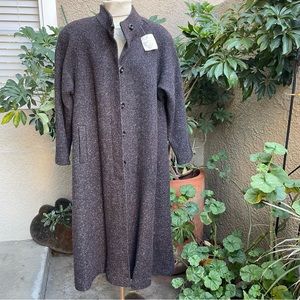 New vintage 80’s multicolored wool coat
